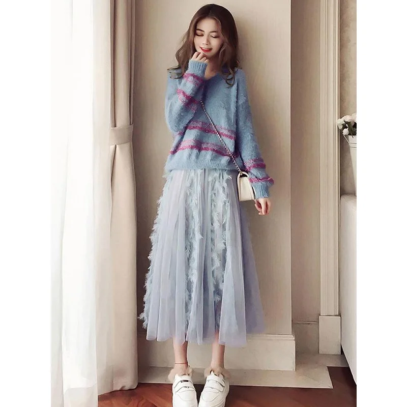 Autumn and Winter Socialite Western Style Super Popular High Fashion Wear Lightly Mature Sweater Skirt
Autumn and Winter Socialite Western Style Super Popular High Fashion Wear Lightly Mature Sweater Skirt