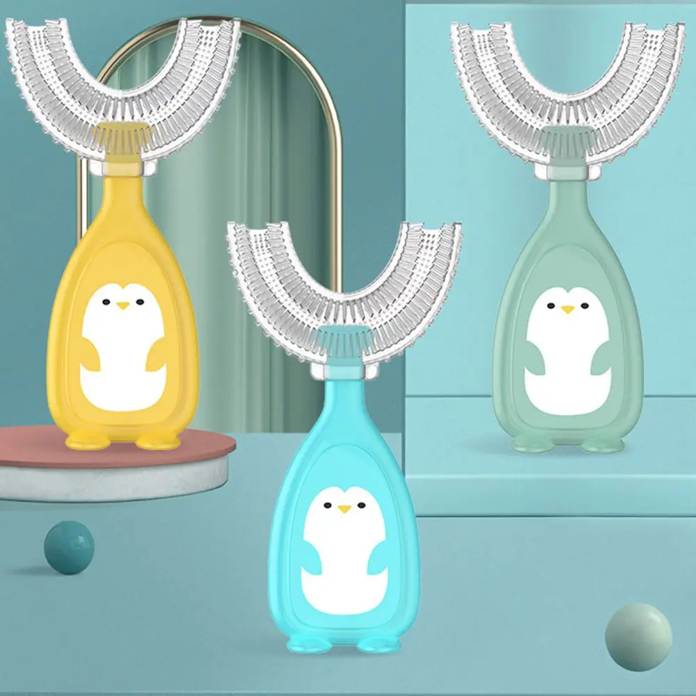 2-12 Age Children U-shaped Silicone Toothbrush Baby Oral Cleaning Training Toothbrush Cartoon Pattern Manual Toothbrush
2-12 Age Children U-shaped Silicone Toothbrush Baby Oral Cleaning Training Toothbrush Cartoon Pattern Manual Toothbrush