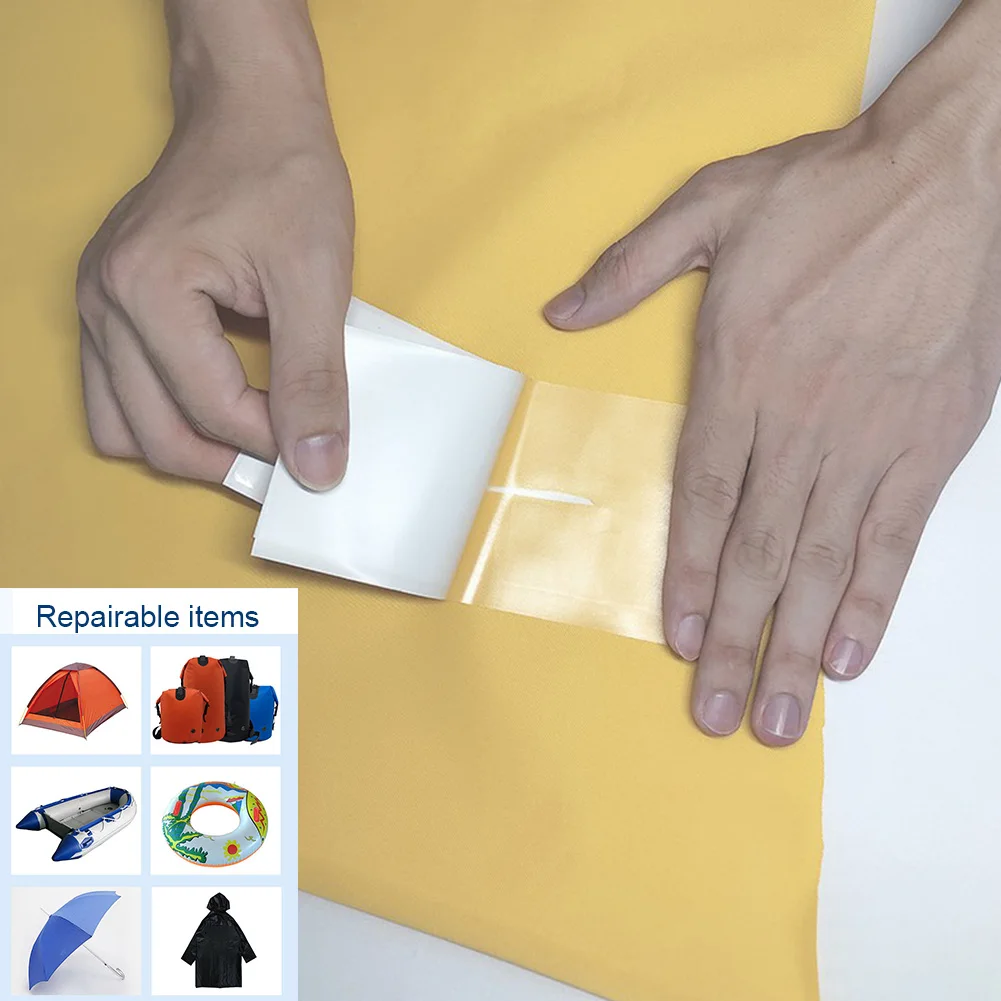 Transparent Repair Tape Self Adhesive Portable Cloth Patch Easy Apply Camping Tent TPU Waterproof Outdoor Inflatable Boats
Transparent Repair Tape Self Adhesive Portable Cloth Patch Easy Apply Camping Tent TPU Waterproof Outdoor Inflatable Boats