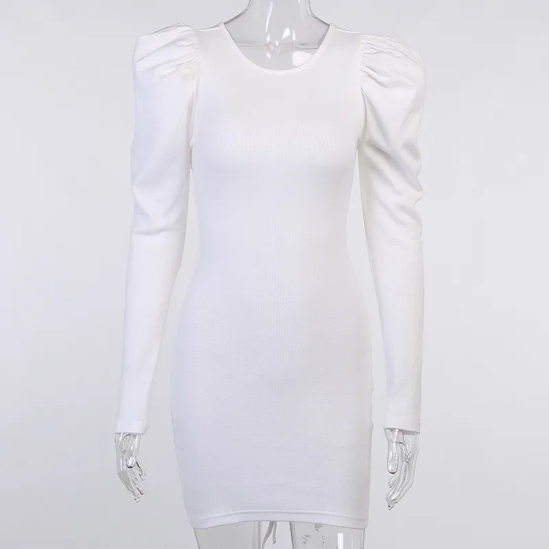 WJFZQM Women's Bandage Sexy Dress Bodycon Long sleeve Party Club Short Dresses Women Autumn Backless Puff Sleeve Short Dress
WJFZQM Women's Bandage Sexy Dress Bodycon Long sleeve Party Club Short Dresses Women Autumn Backless Puff Sleeve Short Dress