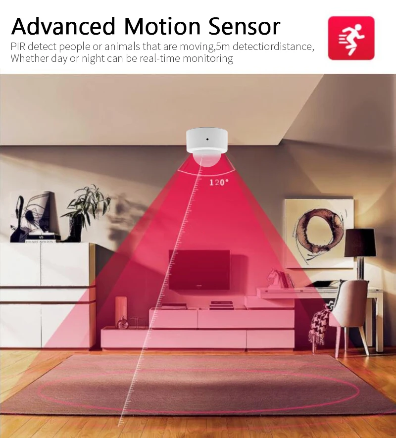 Tuya WiFi Human Body Sensor Wireless Smart Body Movement PIR Motion Sensor Detector Zigbee Use With Gateway Smart Life App
Tuya WiFi Human Body Sensor Wireless Smart Body Movement PIR Motion Sensor Detector Zigbee Use With Gateway Smart Life App