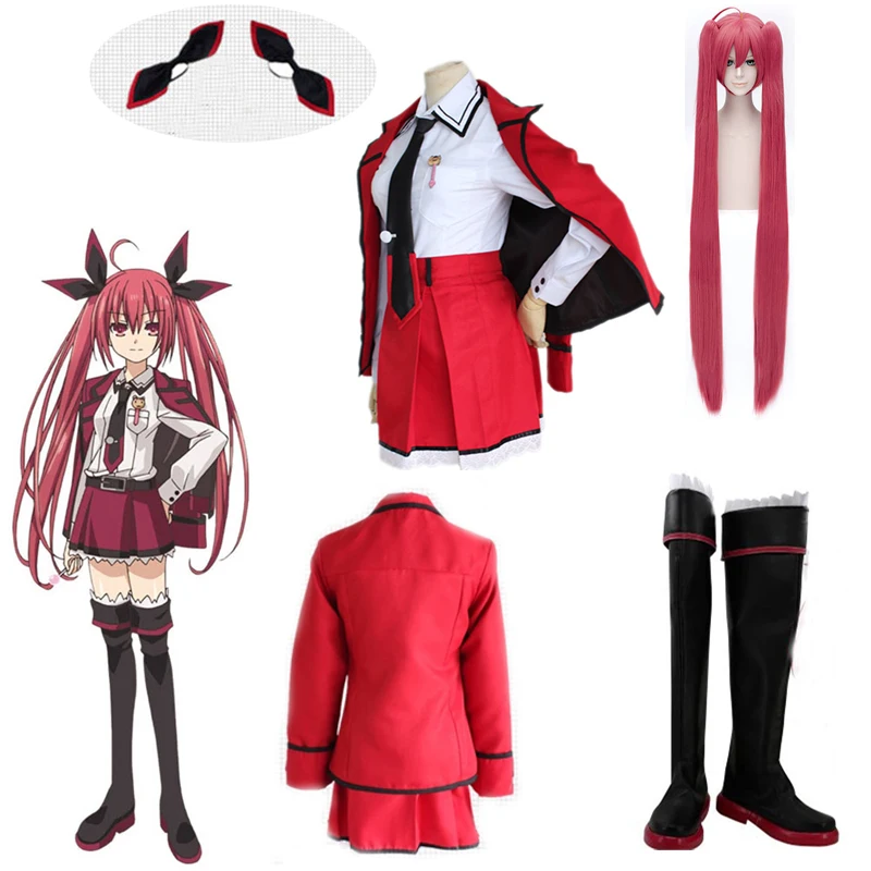 Anime DATE A LIVE Itsuka Kotori Cosplay Costumes Women Girls School Uniform Party 8pcs full set Fancy Dress Suits Socks Shoes
Anime DATE A LIVE Itsuka Kotori Cosplay Costumes Women Girls School Uniform Party 8pcs full set Fancy Dress Suits Socks Shoes