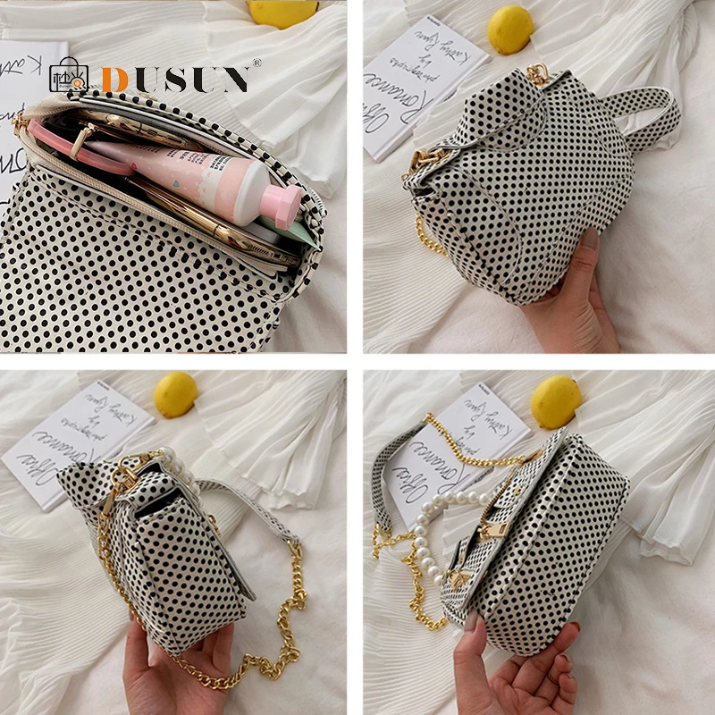 Personality Dot Collar Shaped Chains Box Bag Women Crossbody Bags Fashion Pearl Beading PU Flap Shoulder Messenger Bag Ladies 
Personality Dot Collar Shaped Chains Box Bag Women Crossbody Bags Fashion Pearl Beading PU Flap Shoulder Messenger Bag Ladies