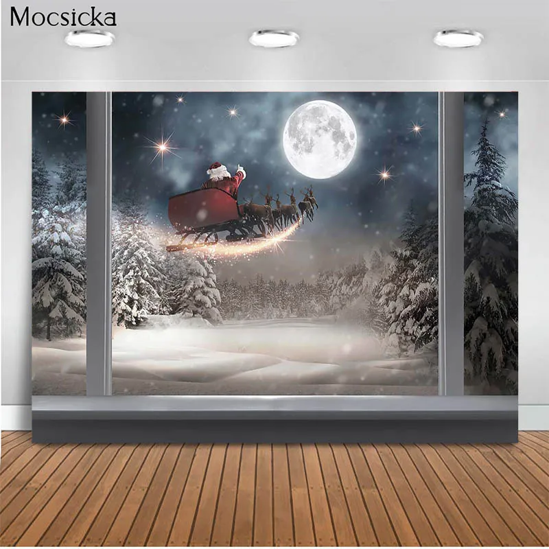 Mocsicka Christmas Theme Background Santa Elk Decoration Style Child Portrait Photo Background Photography Studio
Mocsicka Christmas Theme Background Santa Elk Decoration Style Child Portrait Photo Background Photography Studio