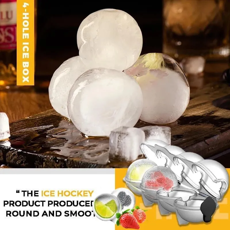 4-Hole Ice Maker DIY Silicone Ice Making Module 3D Ice Ball Mold Tray Flexible Silicone Kitchen Box Ice Cube Bar Round Ice Ball
4-Hole Ice Maker DIY Silicone Ice Making Module 3D Ice Ball Mold Tray Flexible Silicone Kitchen Box Ice Cube Bar Round Ice Ball