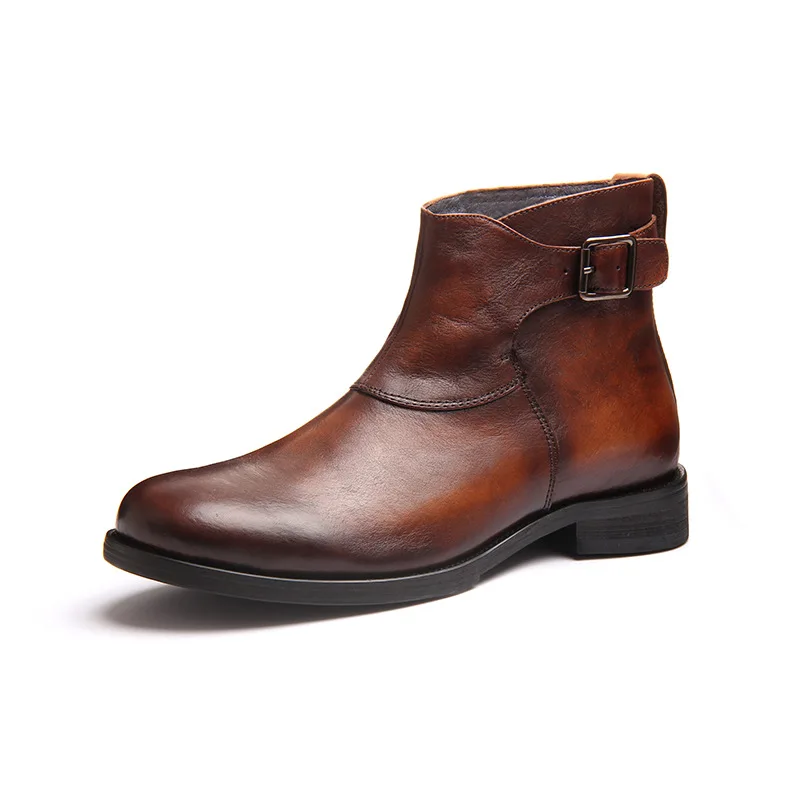 Chelsea boots, men's boots, leather top, England half boots, retro boots, spring Martin boots
Chelsea boots, men's boots, leather top, England half boots, retro boots, spring Martin boots