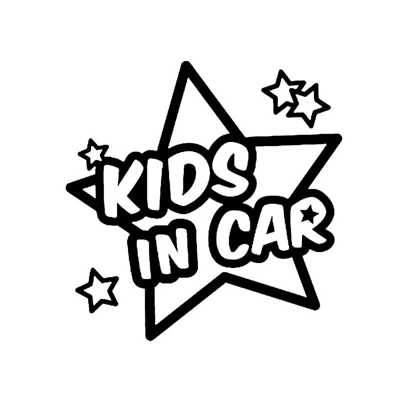 KIDS IN CAR Decal Lovely Stars Car Sticker Cover Scratch Waterproof Vinyl Decoration Accessories Black/Silver,13cm*13cm
KIDS IN CAR Decal Lovely Stars Car Sticker Cover Scratch Waterproof Vinyl Decoration Accessories Black/Silver,13cm*13cm