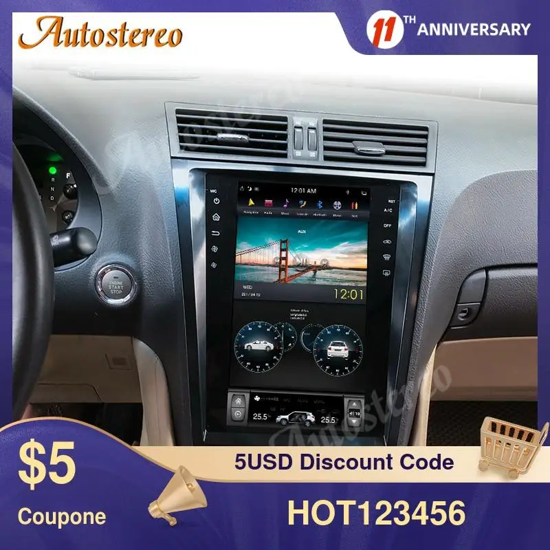 Android 9 Tesla Radio For Lexus GS GS300 GS320 GS450 GS350 2004-2011 Car Multimedia Player GPS Navigation Auto Stereo Head Unit
Android 9 Tesla Radio For Lexus GS GS300 GS320 GS450 GS350 2004-2011 Car Multimedia Player GPS Navigation Auto Stereo Head Unit