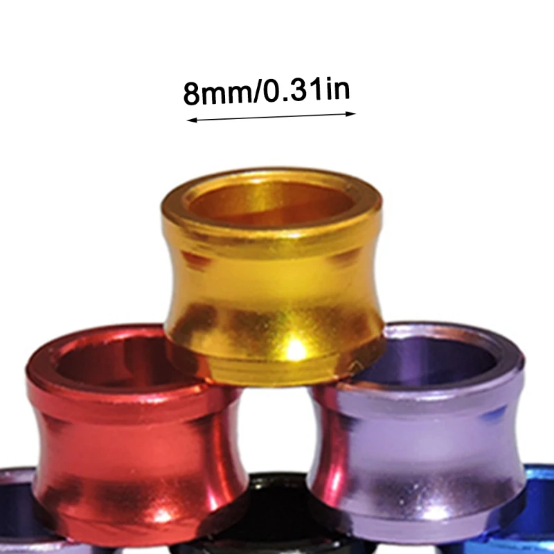 50 Pcs Color Mixing Pigeon Bands Bird Foot Ring Species Identify Training Rings Pet Label Sign for Chicks Small Poultry
50 Pcs Color Mixing Pigeon Bands Bird Foot Ring Species Identify Training Rings Pet Label Sign for Chicks Small Poultry