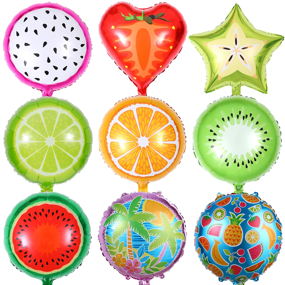 10Pcs 18Inch Sliced Fruit Foil Balloons Artificial Fruit Balloons Lemon Orange Kiwi Helium Globos Summer Party Supplies Kids Toy
10Pcs 18Inch Sliced Fruit Foil Balloons Artificial Fruit Balloons Lemon Orange Kiwi Helium Globos Summer Party Supplies Kids Toy