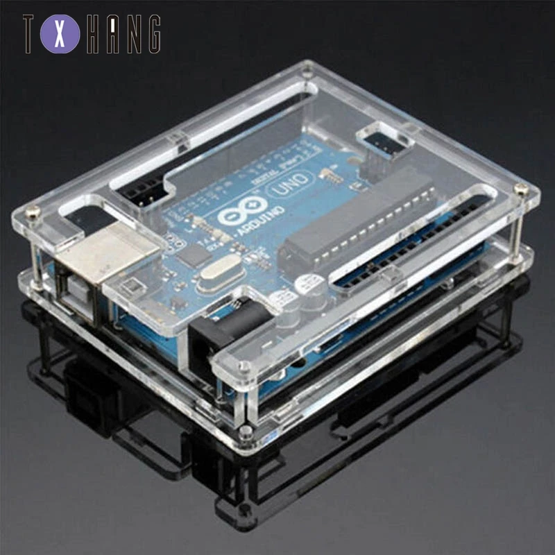 Макетная плата для arduino UNO R3 MEGA328P ATMEGA16U2 Прозрачный Акриловый чехол сделай сам