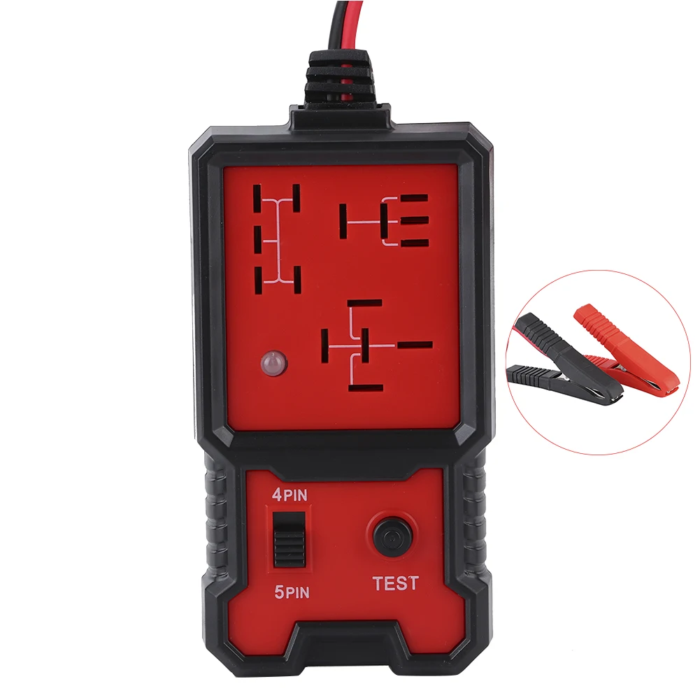 Portable 12V Car Relay Tester 4-Pin 5-Pin LED Display Diagnostic Tools for Auto Repairing
Portable 12V Car Relay Tester 4-Pin 5-Pin LED Display Diagnostic Tools for Auto Repairing