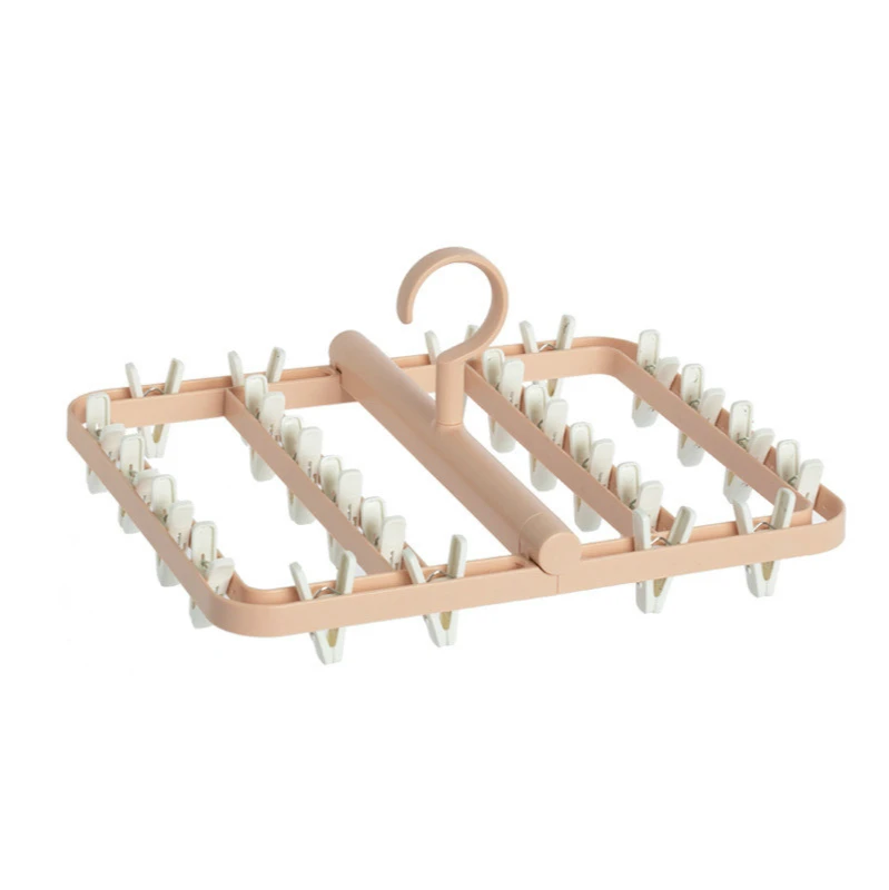 24 Clip Storage Rack Foldable Multi-Function Drying Rack Windproof Anti-Wrap Hanger Underwear Socks Clip Fixed Device
24 Clip Storage Rack Foldable Multi-Function Drying Rack Windproof Anti-Wrap Hanger Underwear Socks Clip Fixed Device