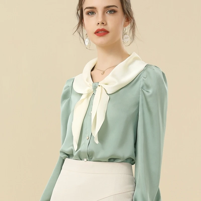 Blouses Spring 2021 Women Blouse Stylish Elegant Shirt Office Ladies Shirts High Quality Fabric Women Tops Plus Size S-XL G5341
Blouses Spring 2021 Women Blouse Stylish Elegant Shirt Office Ladies Shirts High Quality Fabric Women Tops Plus Size S-XL G5341