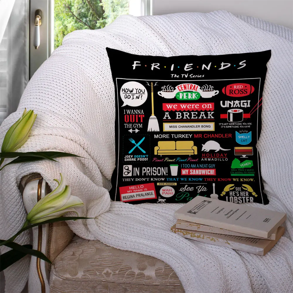 Custom TV Show Friends Pillowcase Cushion Cover Home Decor Hotel Car Seat Backrest Sofa Pillow Case 21104-6 
Custom TV Show Friends Pillowcase Cushion Cover Home Decor Hotel Car Seat Backrest Sofa Pillow Case 21104-6