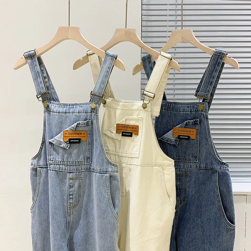 6206 Denim Overalls For Women Korean Fashion Simple Student Casual Chic Pockets Autumn Streetwear Female Jumpsuits Harem Pants
6206 Denim Overalls For Women Korean Fashion Simple Student Casual Chic Pockets Autumn Streetwear Female Jumpsuits Harem Pants