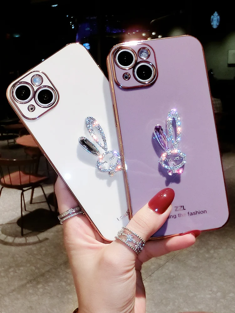 Cute Fashion 3d Diamond Rabbit Anti-fall Female Soft Case For Iphone 11 12 13 Pro Max 7 8 Plus Xr X Xs Se 2 Iphone Cover Fundas
Cute Fashion 3d Diamond Rabbit Anti-fall Female Soft Case For Iphone 11 12 13 Pro Max 7 8 Plus Xr X Xs Se 2 Iphone Cover Fundas