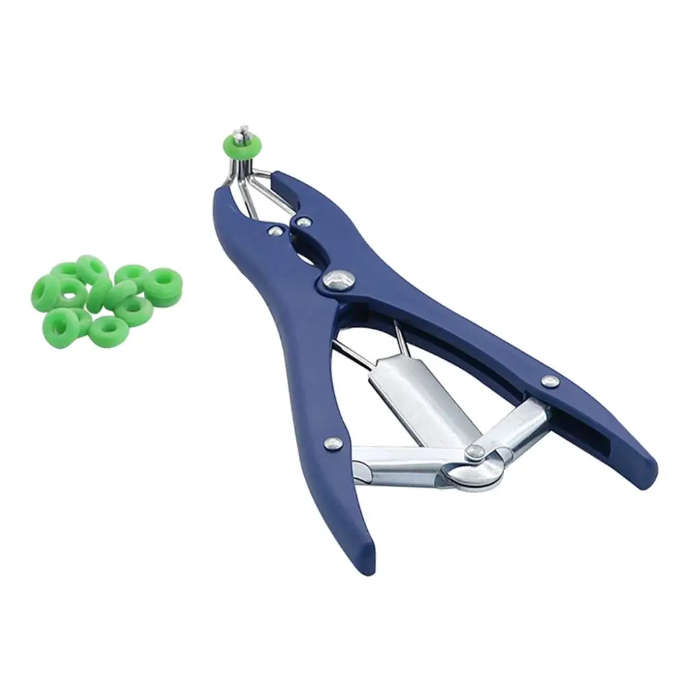 Farm Animal Pig Sheep Tail Docking Clamp Plastic Castration Pliers And Tail Docking Rubber Rings Tail Device 201 Pcs
Farm Animal Pig Sheep Tail Docking Clamp Plastic Castration Pliers And Tail Docking Rubber Rings Tail Device 201 Pcs