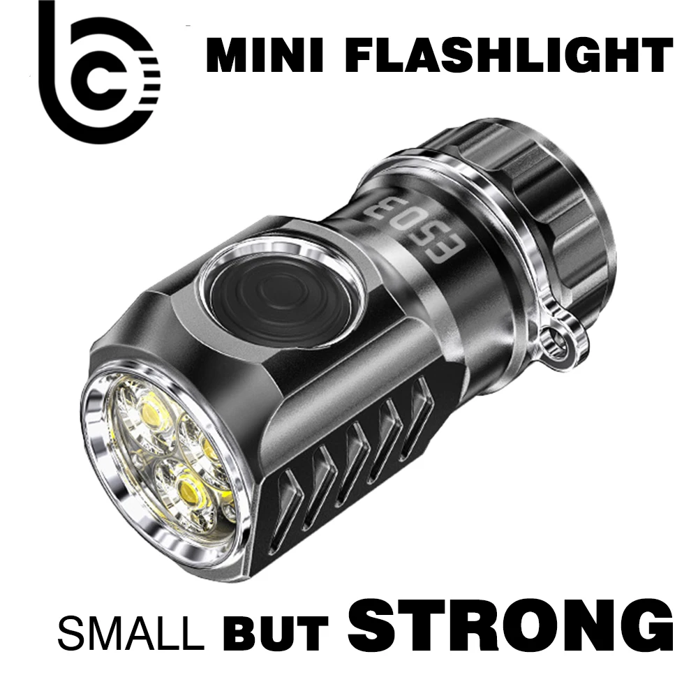 BORUiT ES03 3*SST20 3000LM Powerful LED Flashlight USB Rechargeable 18350 6-Mode Super Bright Torch for Camping Mountaineering 
BORUiT ES03 3*SST20 3000LM Powerful LED Flashlight USB Rechargeable 18350 6-Mode Super Bright Torch for Camping Mountaineering