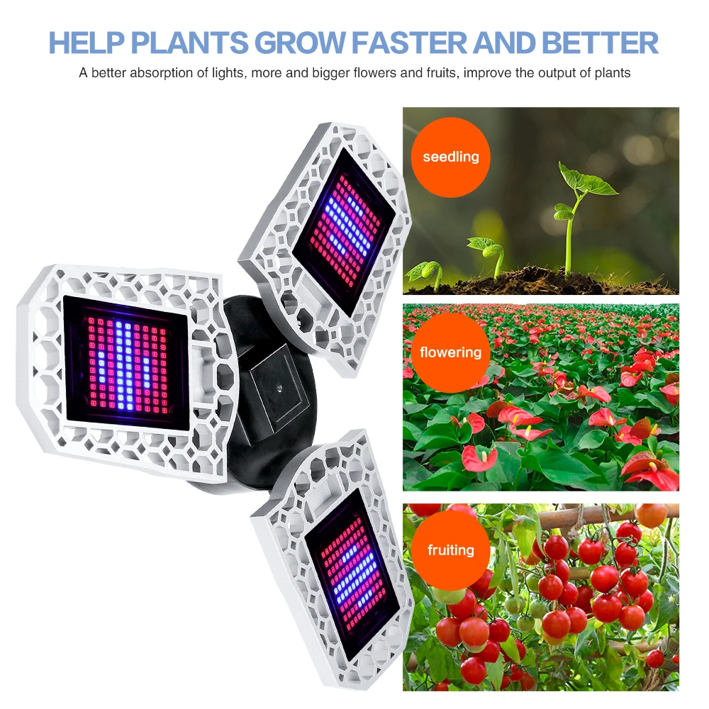 E27 Waterproof Plant Light 100W 200W 300W High Power Full Spectrum Growing Lights For Indoor Greenhouse E26 220V LED Phyto Lamp
E27 Waterproof Plant Light 100W 200W 300W High Power Full Spectrum Growing Lights For Indoor Greenhouse E26 220V LED Phyto Lamp
