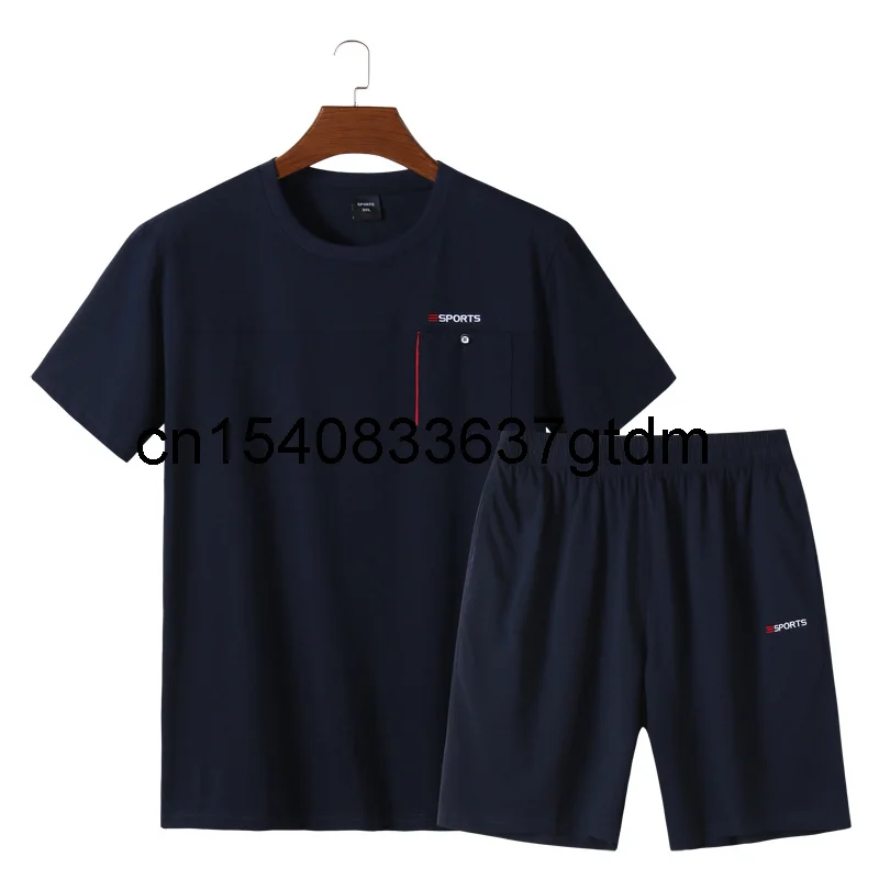 Summer new men's fattening plus size fashion casual round neck short sleeve shorts suit men's fat sports suit
Summer new men's fattening plus size fashion casual round neck short sleeve shorts suit men's fat sports suit