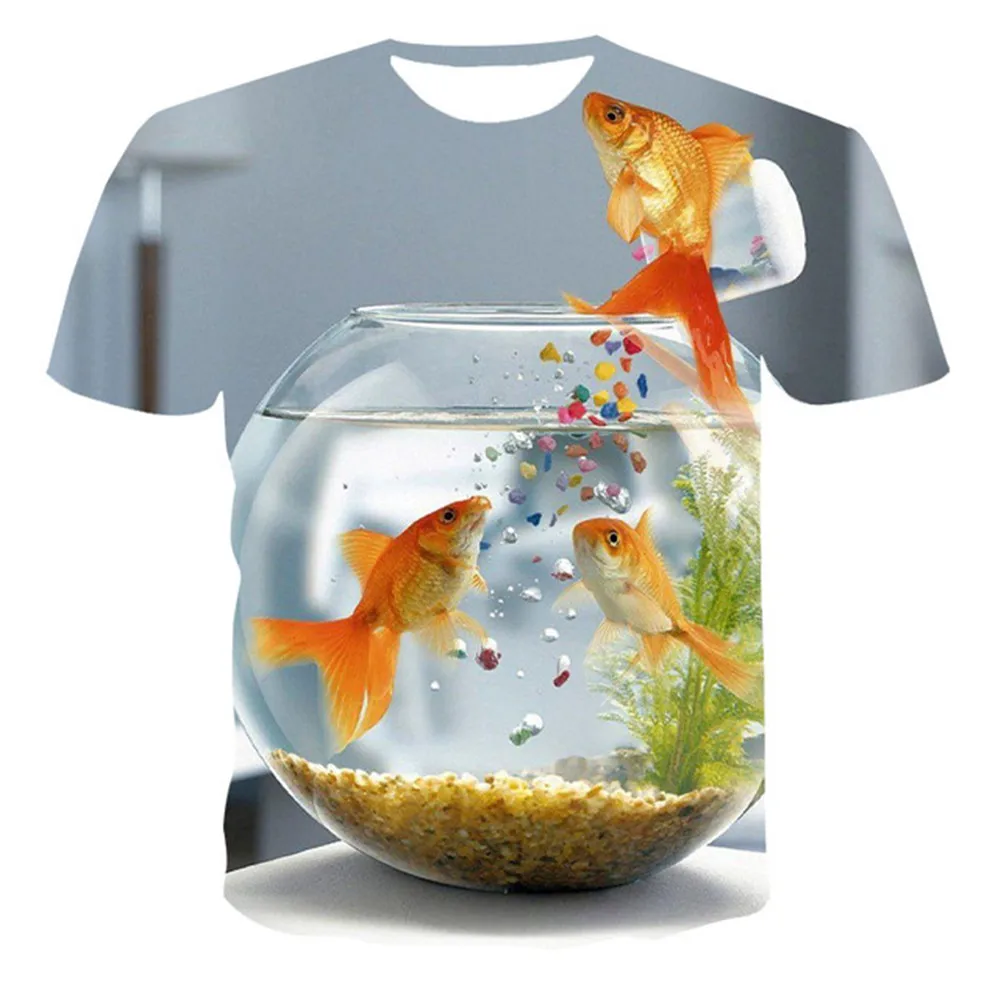 2021 Summer Ocean Fish 3D Printing Outdoor Fishing Shirt T-shirt Casual Round Neck Short Sleeve Men and Women Size 110-6XL
2021 Summer Ocean Fish 3D Printing Outdoor Fishing Shirt T-shirt Casual Round Neck Short Sleeve Men and Women Size 110-6XL