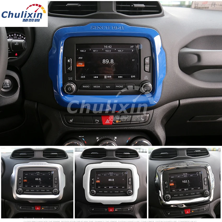 Бесплатная доставка 1 шт. для 2015 2016 JEEP Renegade 5-дюймовый экран ABS Chrome автомобильные аксессуары центральная консоль навигационная панель крышка
Бесплатная доставка 1 шт. для 2015 2016 JEEP Renegade 5-дюймовый экран ABS Chrome автомобильные аксессуары центральная консоль навигационная панель крышка