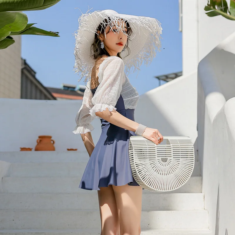 STAERK 2021 new style cover belly show thin conservative student small chest fresh one-piece skirt bathing suit girl
STAERK 2021 new style cover belly show thin conservative student small chest fresh one-piece skirt bathing suit girl