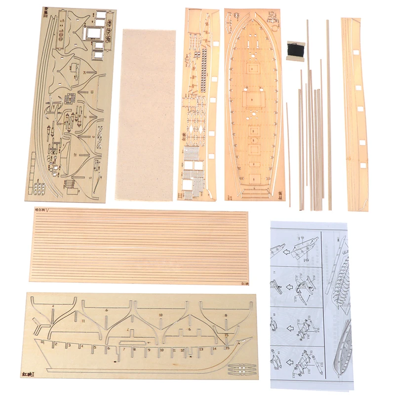 Сборные строительные комплекты Модель корабля деревянный парусник игрушки