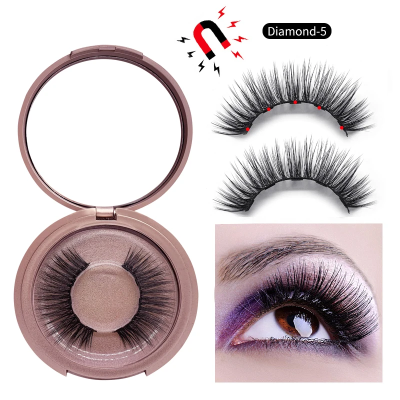 Shozy Magnetic eyelashes with 5 magnets magnetic lashes natural faux mink false eyelashes magnet lashes-AD811-5
Shozy Magnetic eyelashes with 5 magnets magnetic lashes natural faux mink false eyelashes magnet lashes-AD811-5