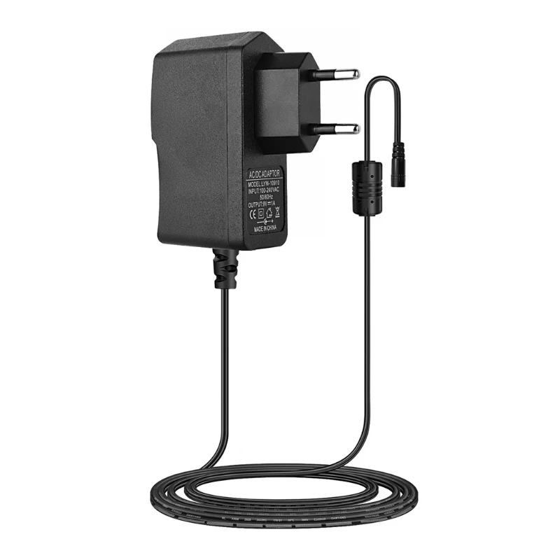 Pedal Power Supply Adapter 9V DC 850mA Tip Negative Daisy Chain Cables for Guitar Effect Pedals 5.5x2.1mm
Pedal Power Supply Adapter 9V DC 850mA Tip Negative Daisy Chain Cables for Guitar Effect Pedals 5.5x2.1mm