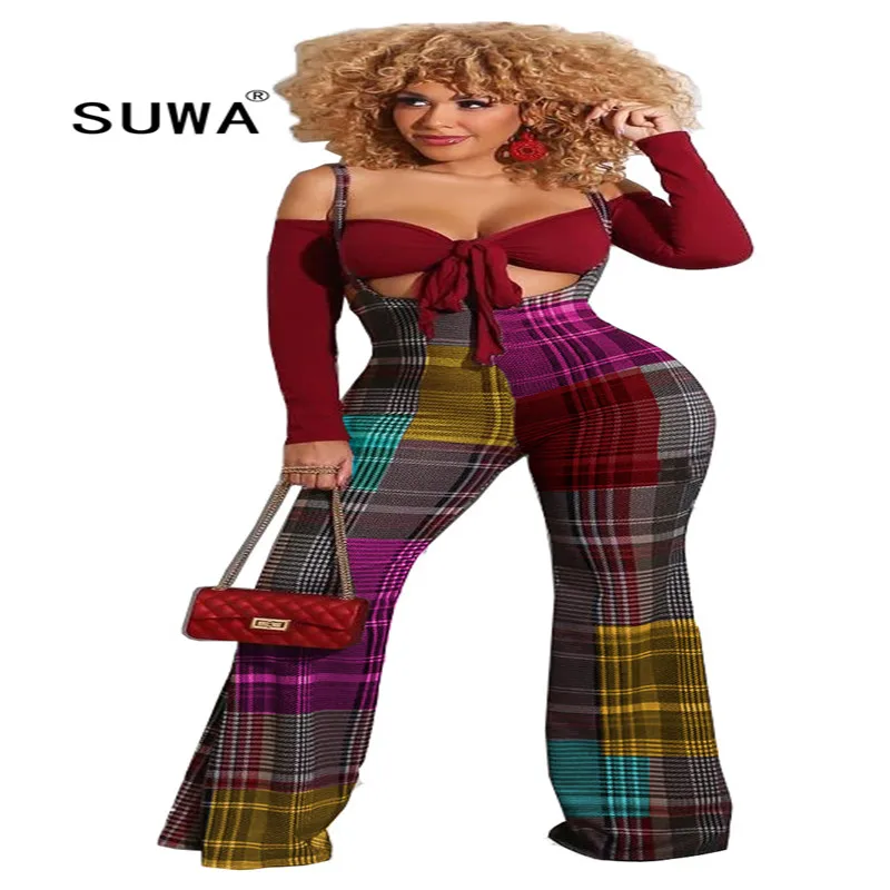 2021 Hot Recommend Style Long Sleeve Crop Top And Spaghetti Strap Trousers Jumpsuits Womens Elegance Streetwear
2021 Hot Recommend Style Long Sleeve Crop Top And Spaghetti Strap Trousers Jumpsuits Womens Elegance Streetwear