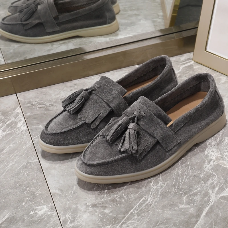 Luxury Suede Fringe Tassels Decor Shoes Woman Slip On Round Toe Casual Loafers Chic Spring 2020 Flat Shoes Zapatos Mujer
Luxury Suede Fringe Tassels Decor Shoes Woman Slip On Round Toe Casual Loafers Chic Spring 2020 Flat Shoes Zapatos Mujer