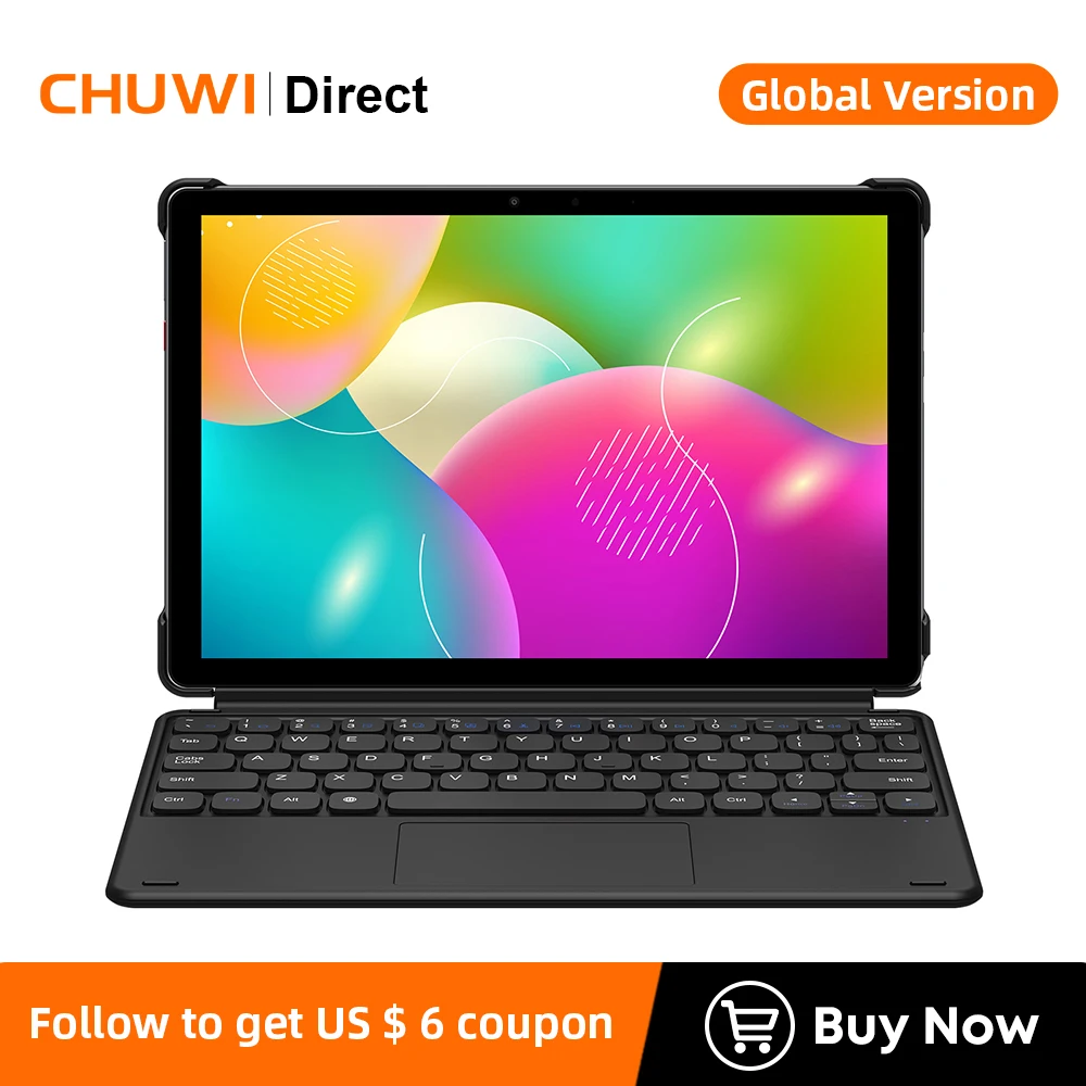 CHUWI Hi10 Go Tablet 10.1 inch 1920x1200 Intel Celeron N5100 6GB RAM 128GB ROM Windows 10 Tablets PC with Dual Cameras
CHUWI Hi10 Go Tablet 10.1 inch 1920x1200 Intel Celeron N5100 6GB RAM 128GB ROM Windows 10 Tablets PC with Dual Cameras
