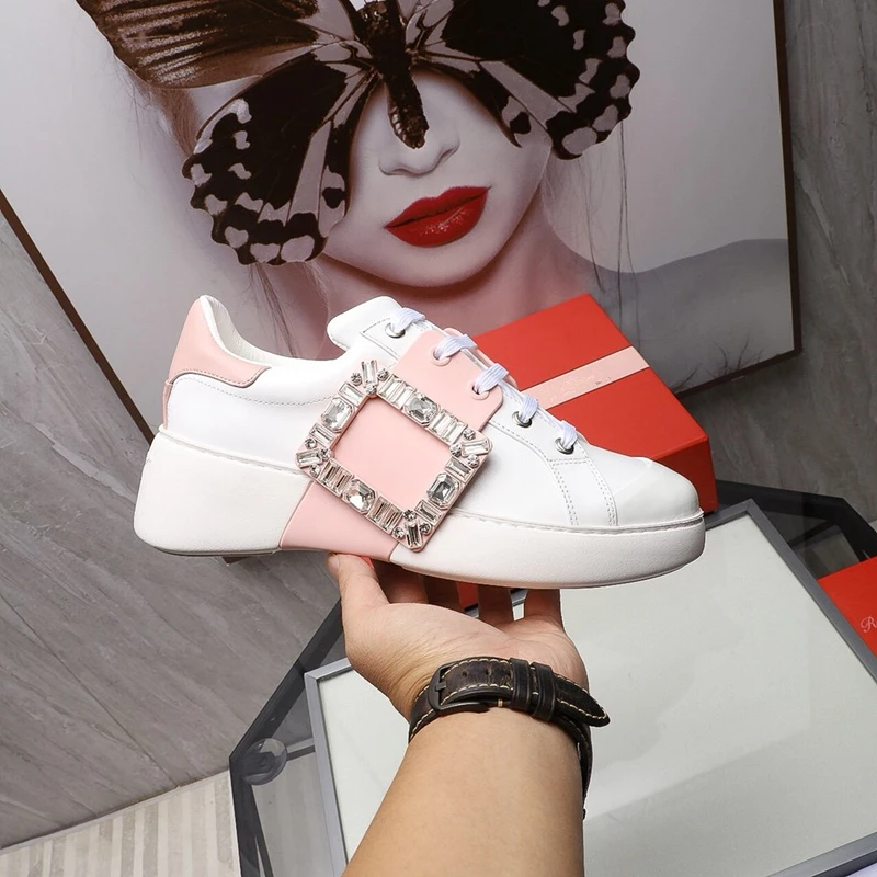 Mixed Color Women Sneakers Luxury Design Crystal Lace Up Women Casual Shoes Runway Platform Wedges Party Dress Shoes Outdooor
Mixed Color Women Sneakers Luxury Design Crystal Lace Up Women Casual Shoes Runway Platform Wedges Party Dress Shoes Outdooor
