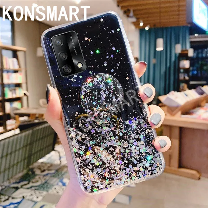 KONSMART Phone Case For OPPO A74 4G 6.43" 2021 Glitter Star Cases For Oppo A74 5G 6.5" Luxury Clear Silicone Soft Cover
KONSMART Phone Case For OPPO A74 4G 6.43" 2021 Glitter Star Cases For Oppo A74 5G 6.5" Luxury Clear Silicone Soft Cover