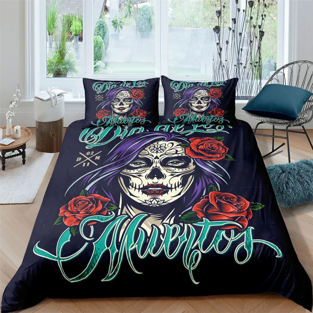 3D Cool Skull Printed US/EU/AU Size Single Double Queen King 2/3pcs Microfiber Bedding Set Black Quilt Duvet Cover Set
3D Cool Skull Printed US/EU/AU Size Single Double Queen King 2/3pcs Microfiber Bedding Set Black Quilt Duvet Cover Set