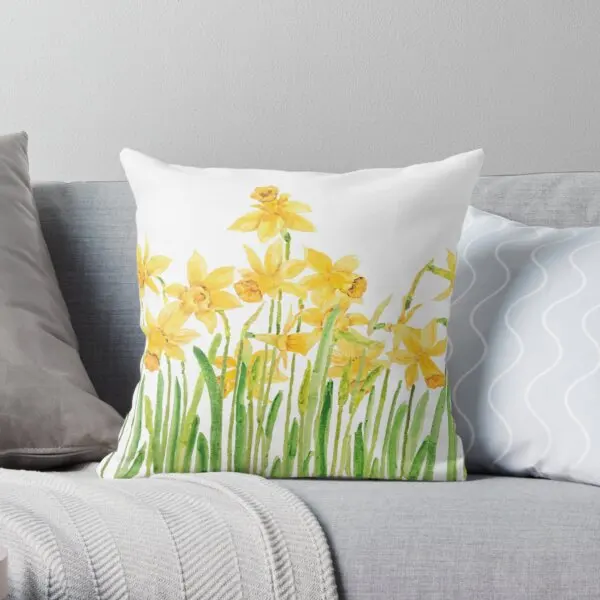 Yellow Daffodils Field Watercolor Printing Throw Pillow Cover Wedding Square Waist Hotel Fashion Fashion Pillows not include
Yellow Daffodils Field Watercolor Printing Throw Pillow Cover Wedding Square Waist Hotel Fashion Fashion Pillows not include
