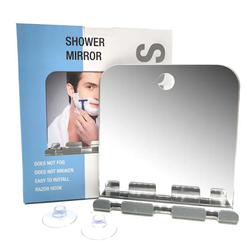 Portable Bathroom Shower Fog Free Travel Mirror Washroom Shaving Suction Cup E65F
Portable Bathroom Shower Fog Free Travel Mirror Washroom Shaving Suction Cup E65F