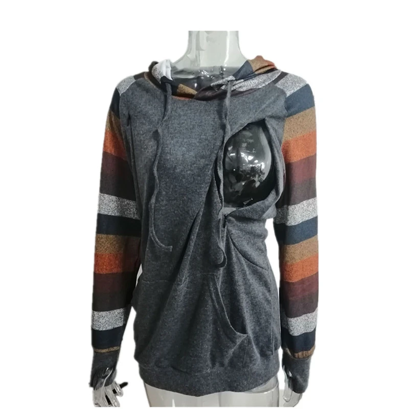 Nursing Sweatshirt Hoodie Women Long Sleeve Breastfeeding Shirt Autumn Winter For Feeding Maternity Pregnancy Clothes Plus Size 
Nursing Sweatshirt Hoodie Women Long Sleeve Breastfeeding Shirt Autumn Winter For Feeding Maternity Pregnancy Clothes Plus Size