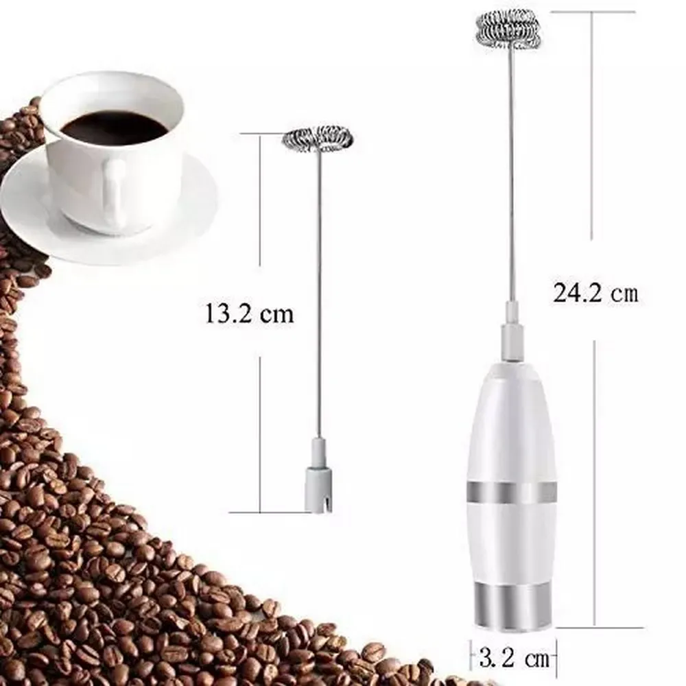 Electric Handheld Milk Foam Stainless Steel Milk Frothers Egg Beater Portable Milk Drink Coffee Whisk Mixer Kitchen Baking Tools
Electric Handheld Milk Foam Stainless Steel Milk Frothers Egg Beater Portable Milk Drink Coffee Whisk Mixer Kitchen Baking Tools