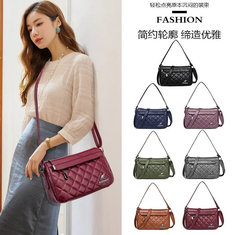 Винтажная мягкая кожаная кросс-боди сумка в клетку с бриллиантами, Большая вместительная Водонепроницаемая легкая сумка, воздухопроницаем...
Винтажная мягкая кожаная кросс-боди сумка в клетку с бриллиантами, Большая вместительная Водонепроницаемая легкая сумка, воздухопроницаем...