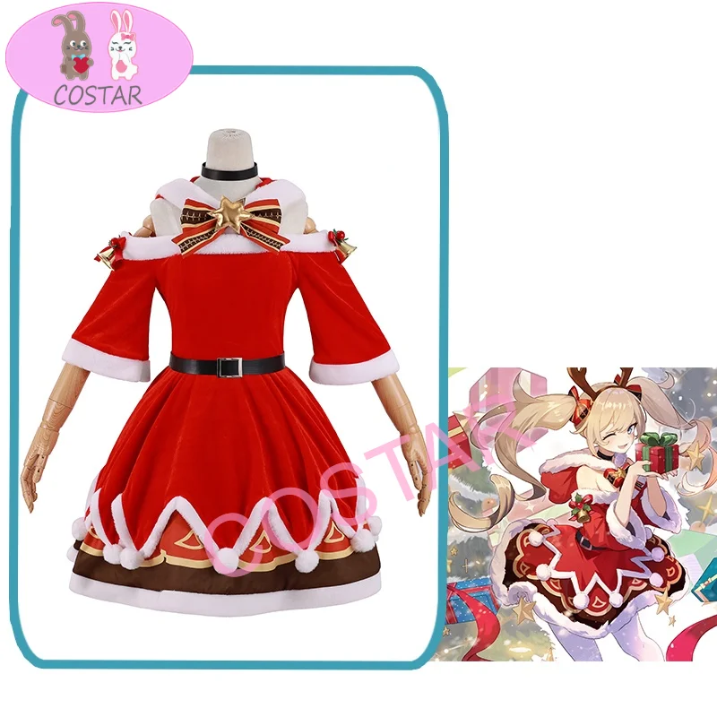Anime! Genshin Impact Barbara Game Suit Dress Elegant Uniform Cosplay Costume Christmas Carnival Role Play Outfit Women 2021 NEW
Anime! Genshin Impact Barbara Game Suit Dress Elegant Uniform Cosplay Costume Christmas Carnival Role Play Outfit Women 2021 NEW