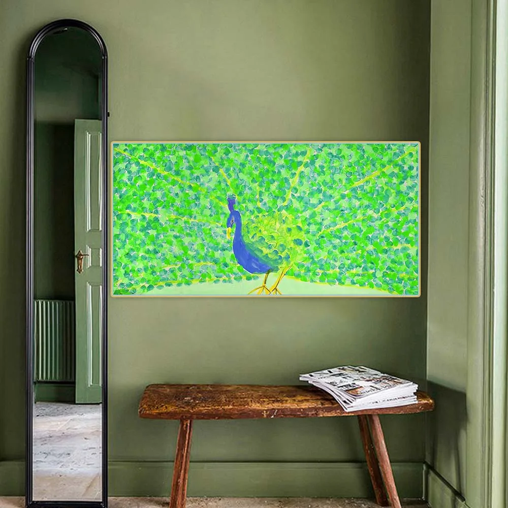 Walasse Ting "Peacock II" Canvas Oil Painting Aesthetics Artwork Picture Backdrop Hanging Decor Home Living Room Decoration
Walasse Ting "Peacock II" Canvas Oil Painting Aesthetics Artwork Picture Backdrop Hanging Decor Home Living Room Decoration