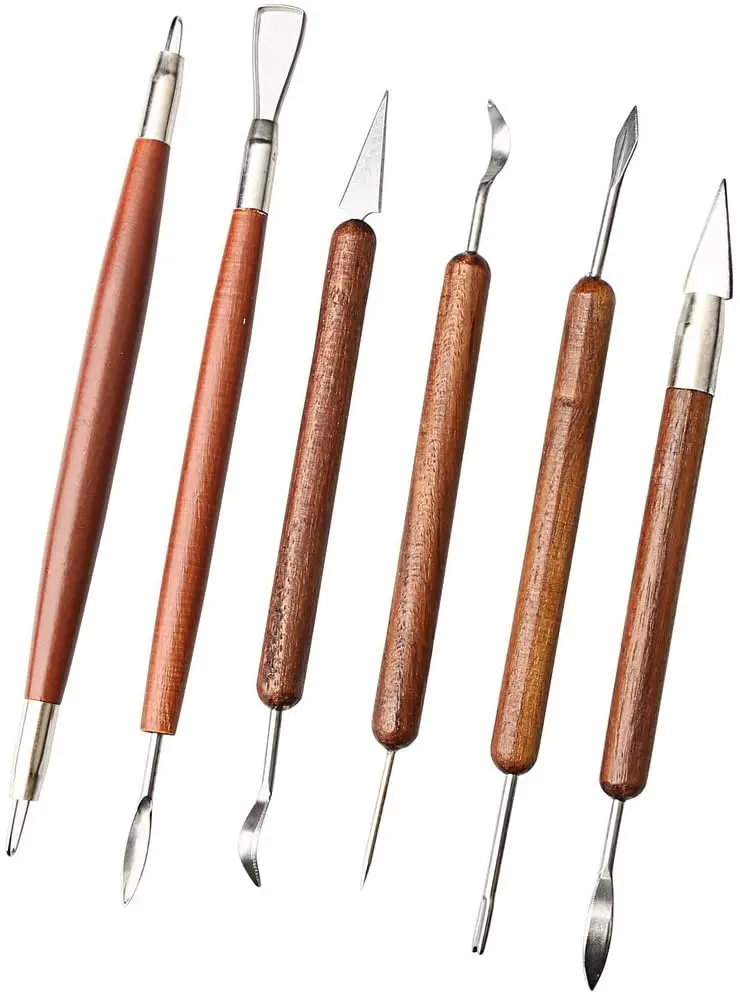 Fashion Road 6Pcs Clay Sculpting Tools, Wooden Handle Double-Sided Set for Pottery Sculpture
Fashion Road 6Pcs Clay Sculpting Tools, Wooden Handle Double-Sided Set for Pottery Sculpture