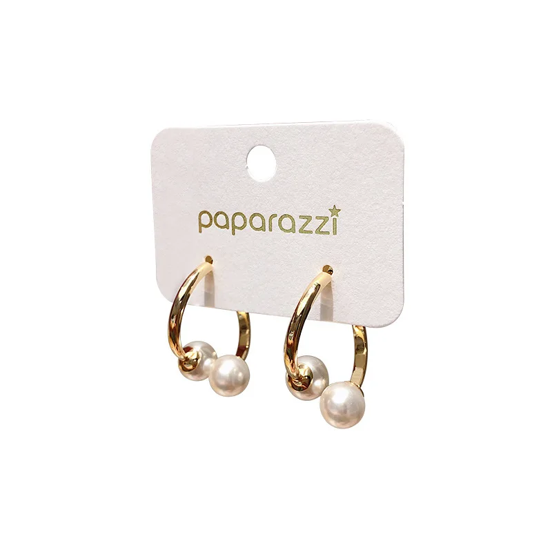 LOVOACC Vintage Imitation Pearl Hoop Earrings for Women Office Lady Gold Color Metal Circle Hanging Earrings Elegant Jewelry
LOVOACC Vintage Imitation Pearl Hoop Earrings for Women Office Lady Gold Color Metal Circle Hanging Earrings Elegant Jewelry