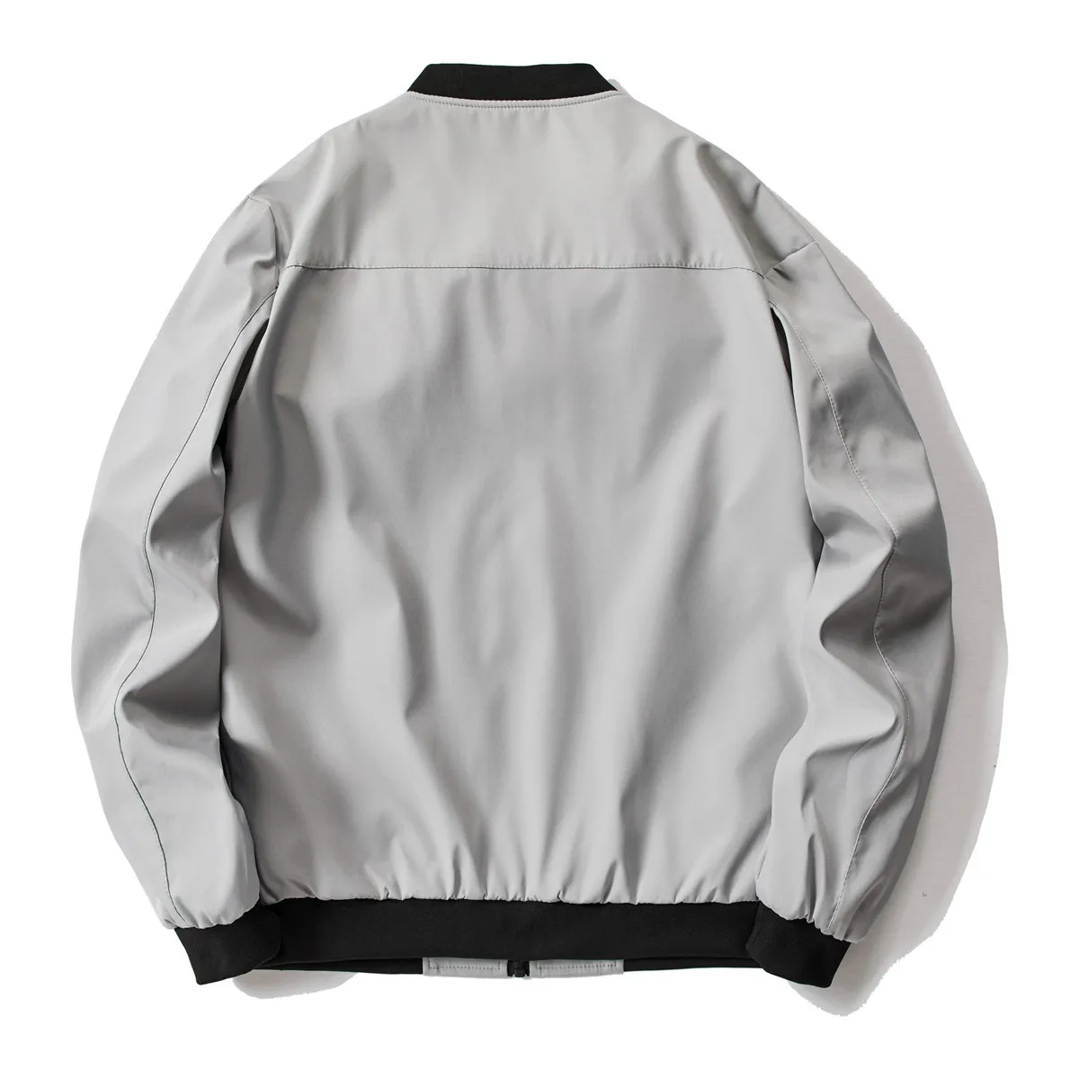 2020 Men's Autumn Stand Collar Solid Color Casual Jacket Youth Baseball Collar Zip Thin Jacket
2020 Men's Autumn Stand Collar Solid Color Casual Jacket Youth Baseball Collar Zip Thin Jacket