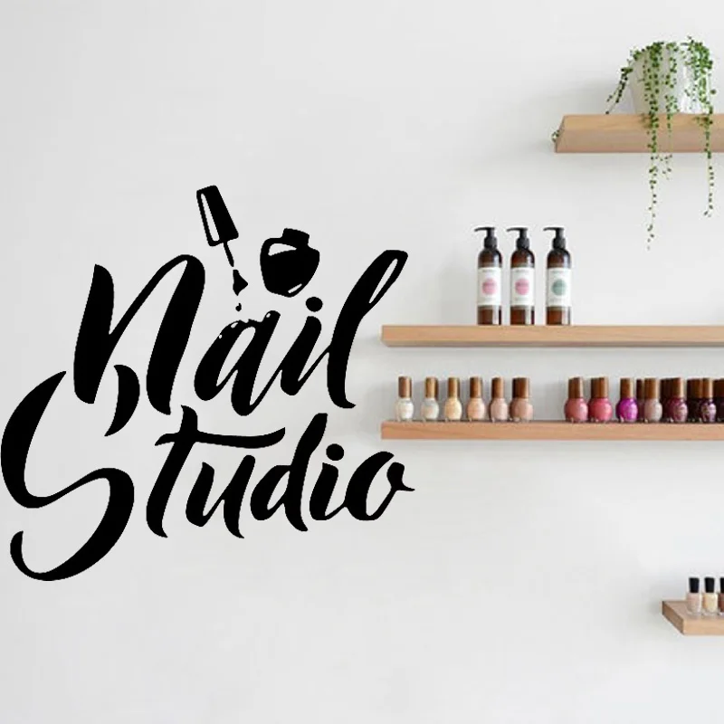 Beauty Salon Wall Decals Nails Polish Wall Sticker For Nail Studio Logo Vinyl Stickers Manicure Pedicure Wallpaper Decal C11-03
Beauty Salon Wall Decals Nails Polish Wall Sticker For Nail Studio Logo Vinyl Stickers Manicure Pedicure Wallpaper Decal C11-03