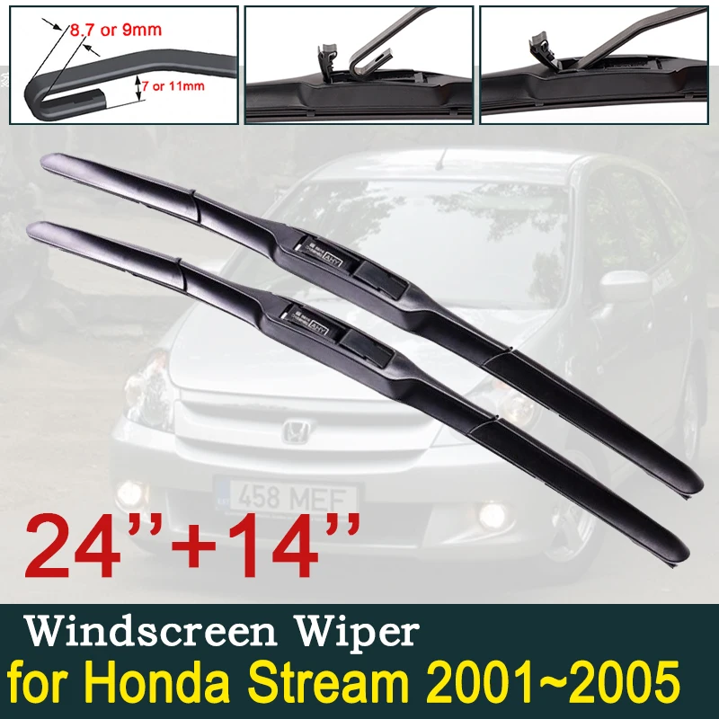

for Honda Stream 2001 2002 2003 2004 2005 Car Wiper Blade Front Windscreen Wipers Car Accessories RN1 RN2 RN3 RN4 RN5