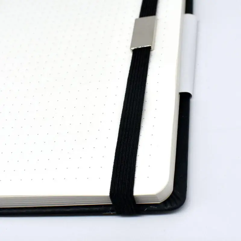 Notebook Dotted Journal Paper A5 Leather Softcover 160 Pages Ivory White 100 GSM Hand-made Diary Note Pad fc | Канцтовары для офиса